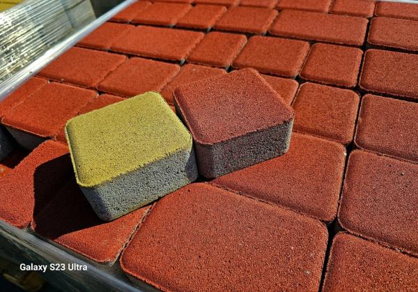 Плитка тротуарная прессованная "старый город" 60мм (цветная) — фото 3